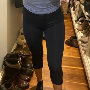 Reebok Navy Capri Leggings